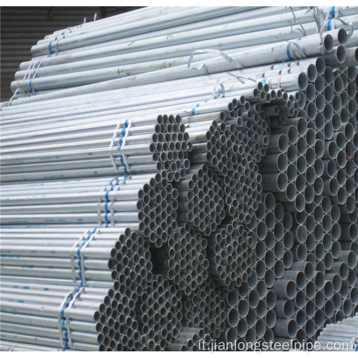 Tubo saldato galvanizzato BS EN10025